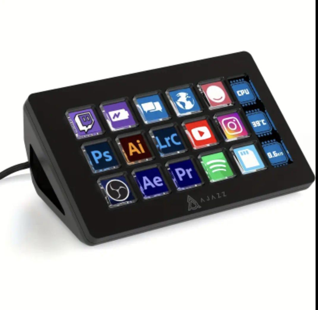Ajazz AKP153 аналог Stream Deck, настільний контролер, клавіатура