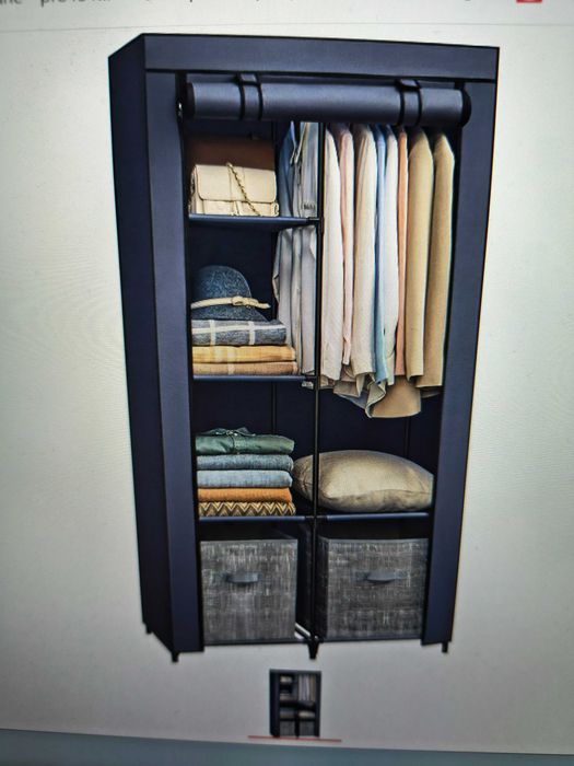 Szafa materiałowa, przenośna, turystyczna, do kampera