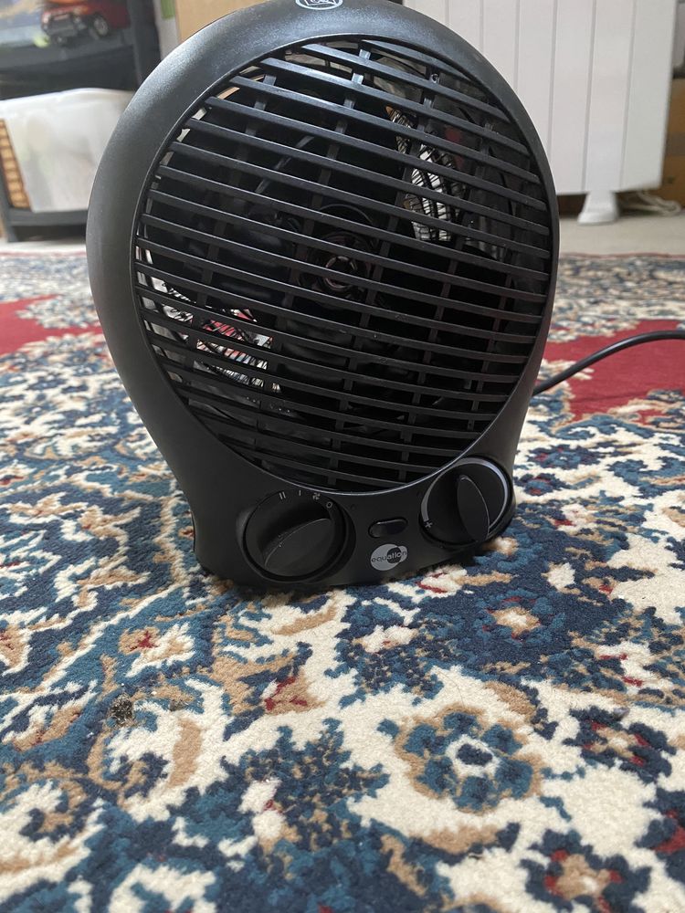 Termoventilador preto