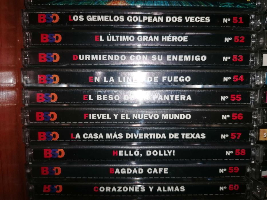 Coleção Bandas Sonoras Melhores filmes, cd's e livros