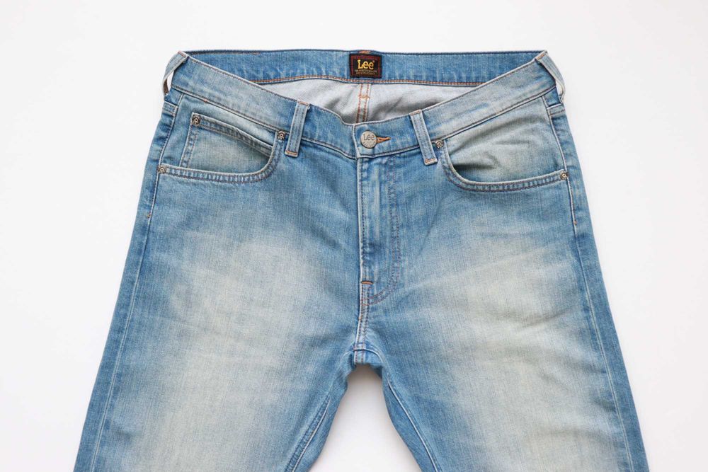 LEE LUKE W32 L32 męskie spodnie jeansy skinny slim fit