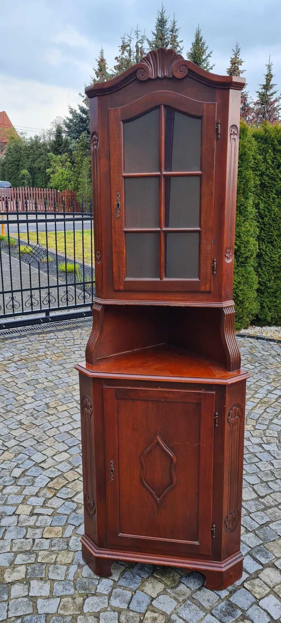 Witryna narożna dwuczęściowa