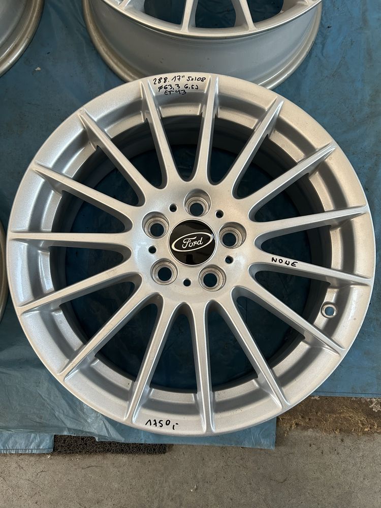 288 Felgi Aluminiowe FORD R 17 5x108 otwór 63,3 NOWE