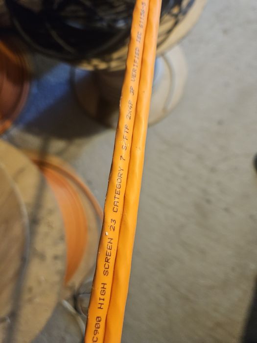 Przewod duplex 7 cat. Produkcja Szwajcaria oraz Austria