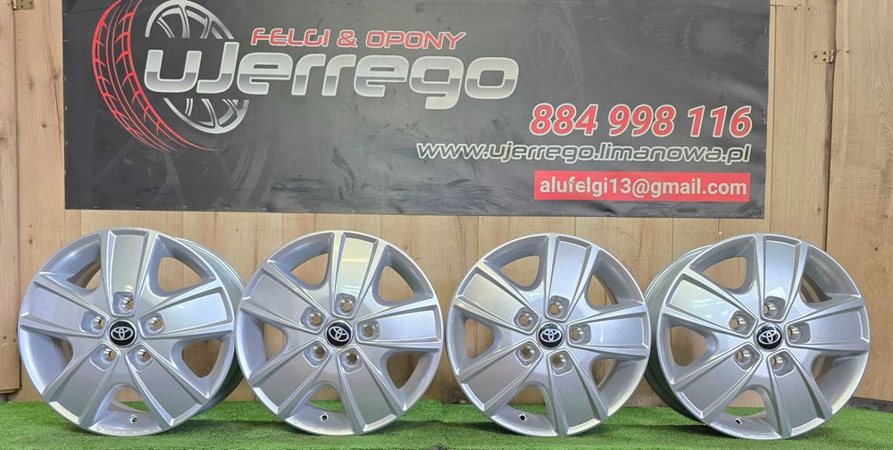 NOWE ALUFELGI TOYOTA 16x5x118 - Proace Max -Wzmacniana 1600kg na felgę
