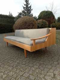 Sofa vintage skandynawski design Dania tek jesion