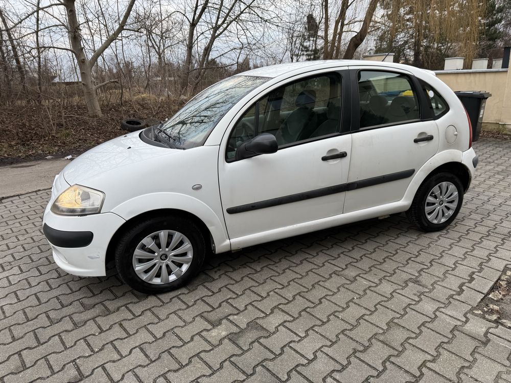 Citroen C3 1.4HDI klima elektryczne szyby bialy  - OKAZJA - WROCŁAW -