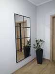 Lustro ze szprosami metalowymi loft