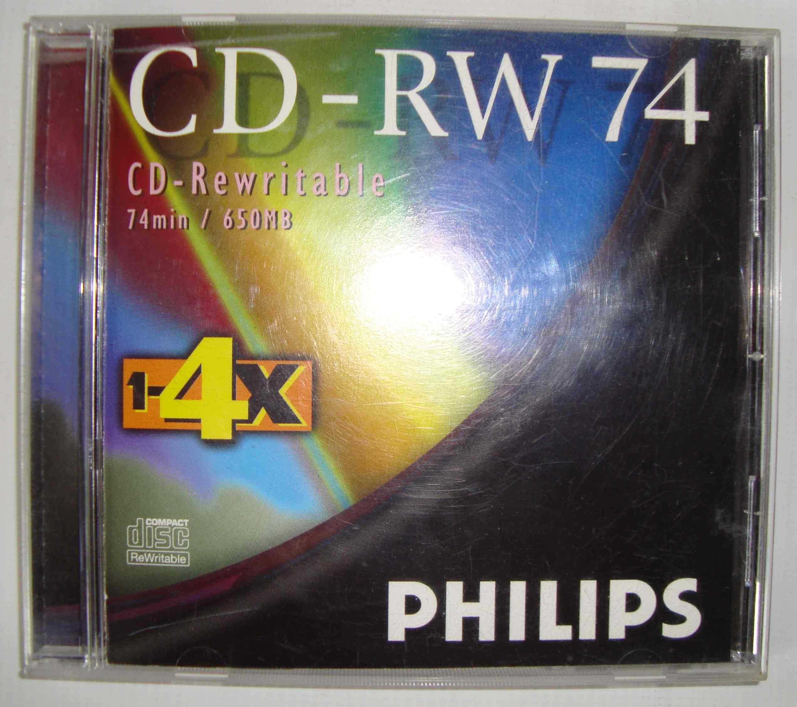 Перезаписываемый CD - RW Rewritable disk TDK Philips 1-24x multi speed