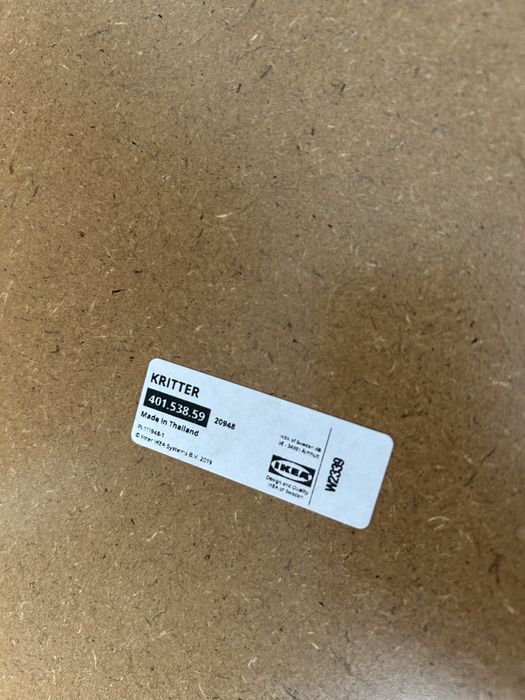 Stolik kritter + krzesełka flisat ikea