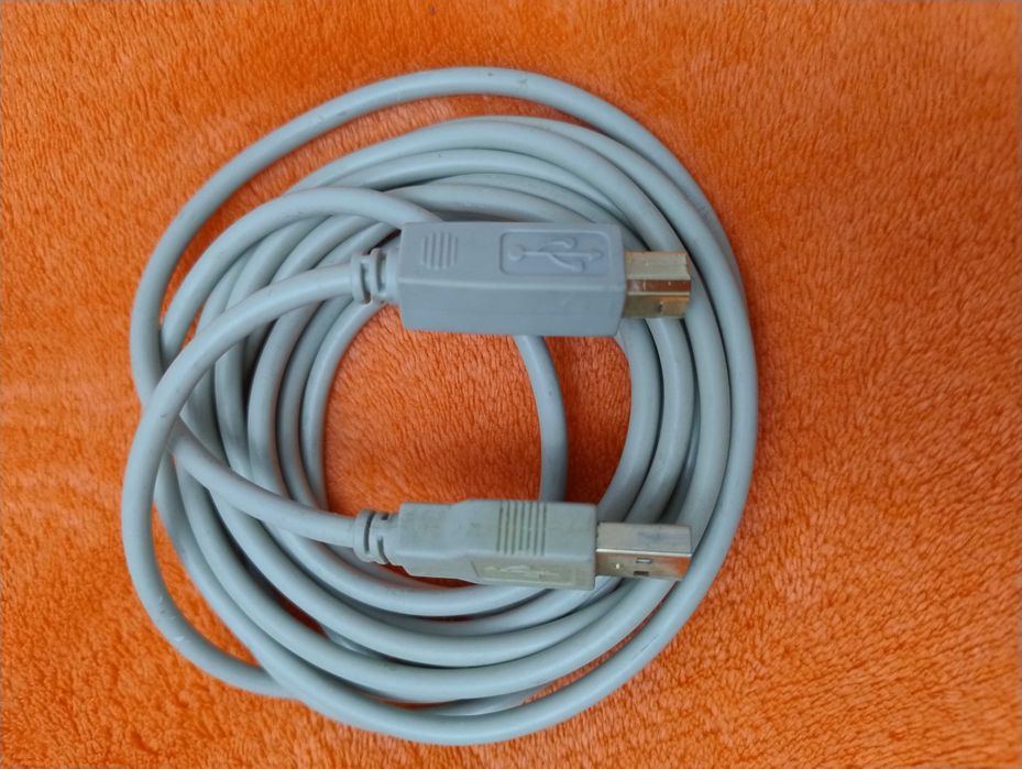 Кабель USB для принтера МФУ 3 м переходник с USB 2.0 A на USB 2.0 B