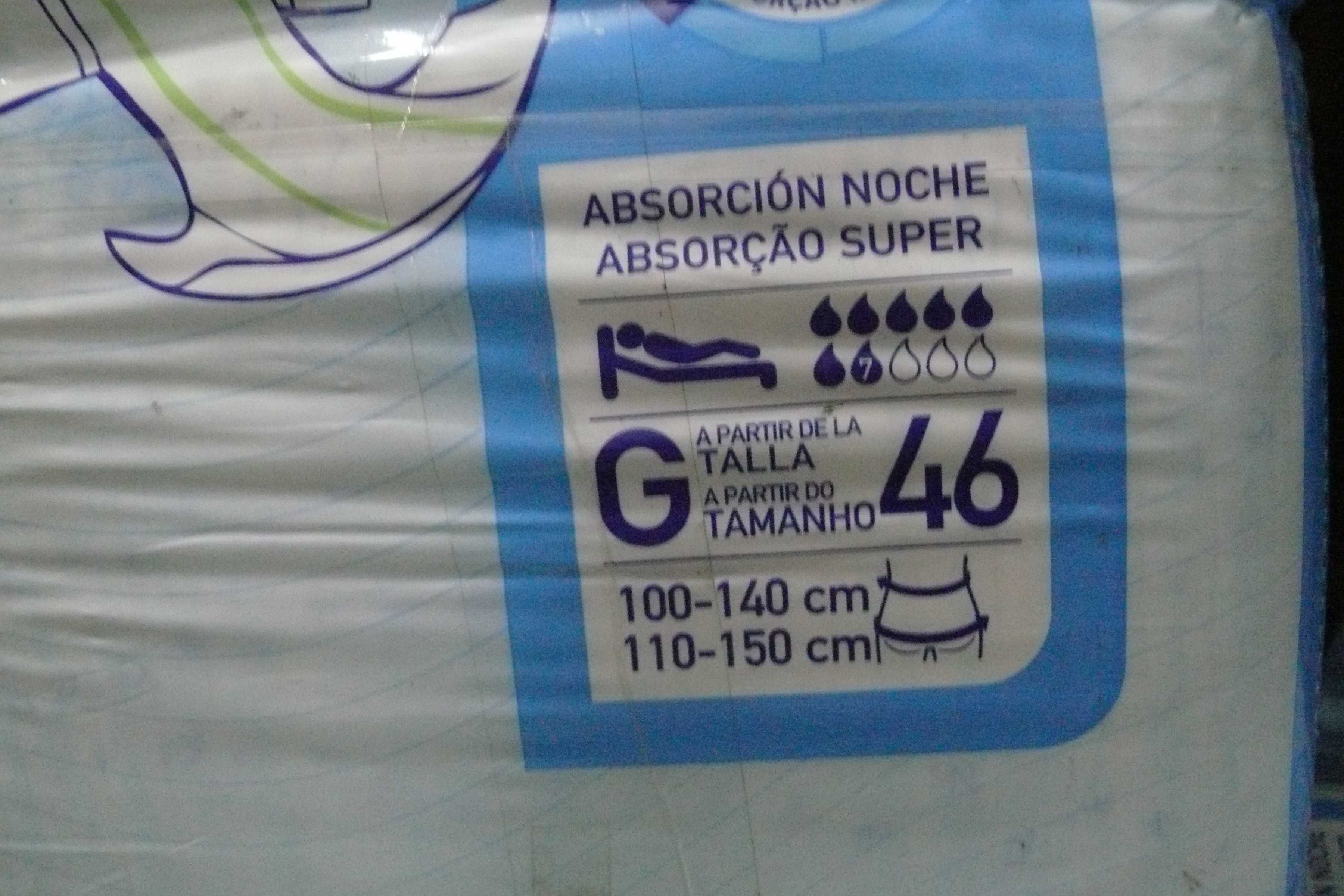 Fraldas Lindor Elásticos Tam. Grande