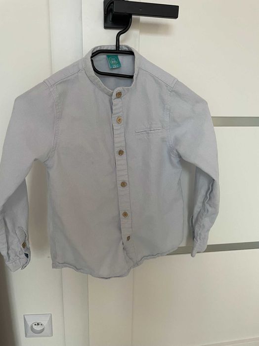 Jasno niebieska koszula chłopięca 134
