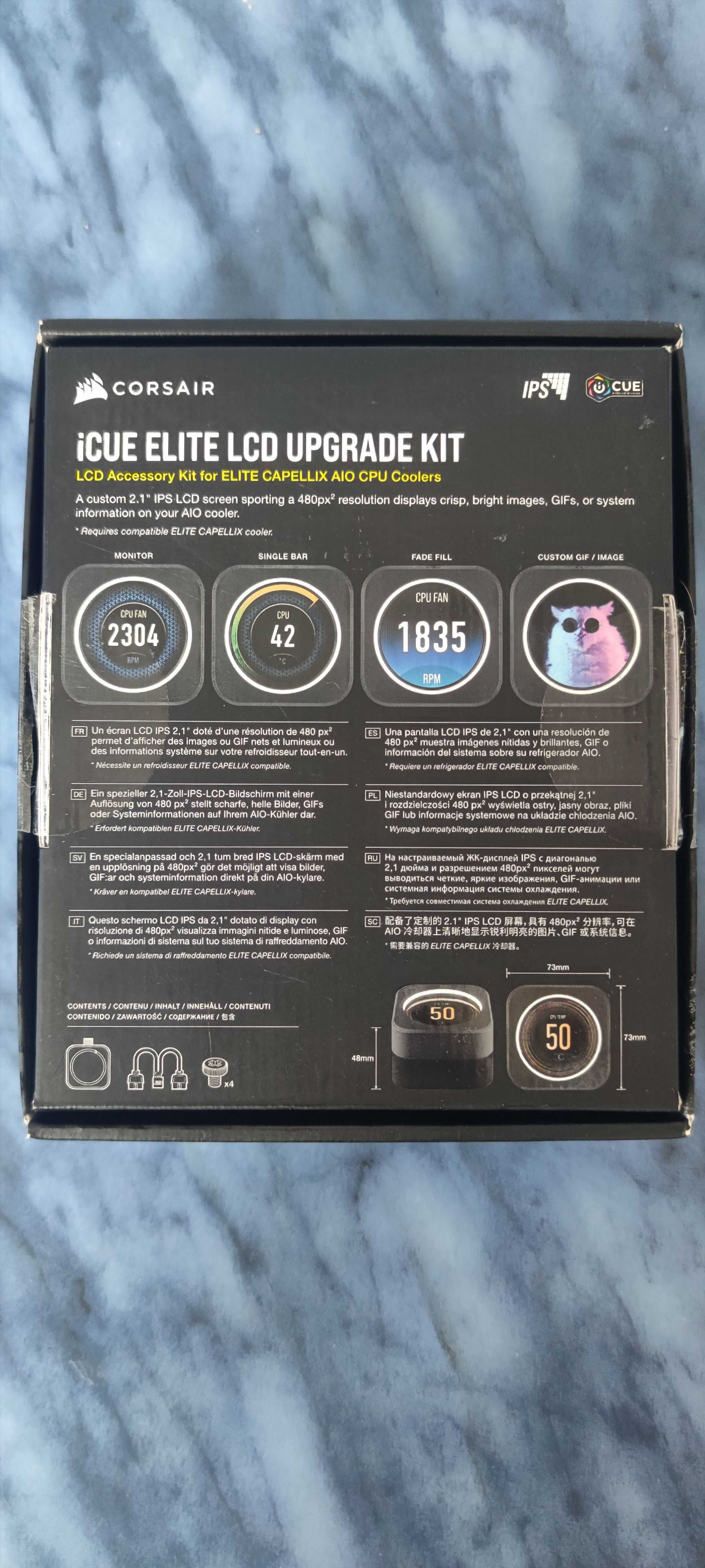 iCUE ELITE CPU Cooler LCD Display Upgrade Kit