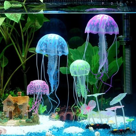 Meduzy do akwarium różne kolory 5szt