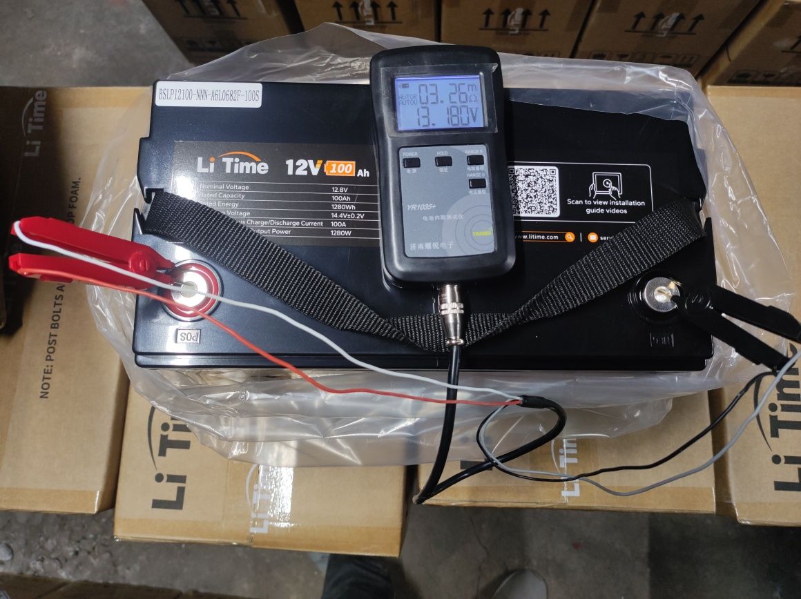 Акумулятор 12В 100Аг LiFePo4 LiTime 12V 100Ah Li Time Аккумулятор 100А