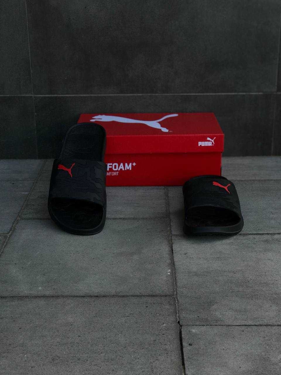 Тапочки Puma мужские Модные Летний must-have! Пума шлепанцы Гарантия!