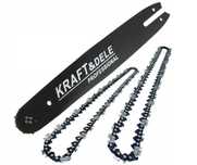 KRAFT&DELE PROWADNICA + 2 Łańcuchy do piły 16" / 40CM / 1,3MM KD10152