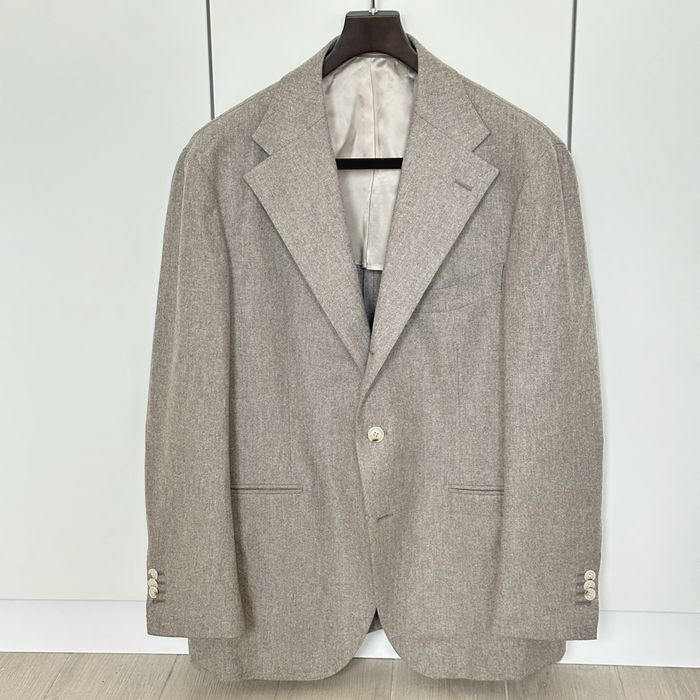 Suitsupply чоловічий піджак блейзер вовна коричневий бежевий L 52