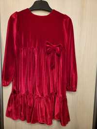 Червона святкова сукня на 5-6 років