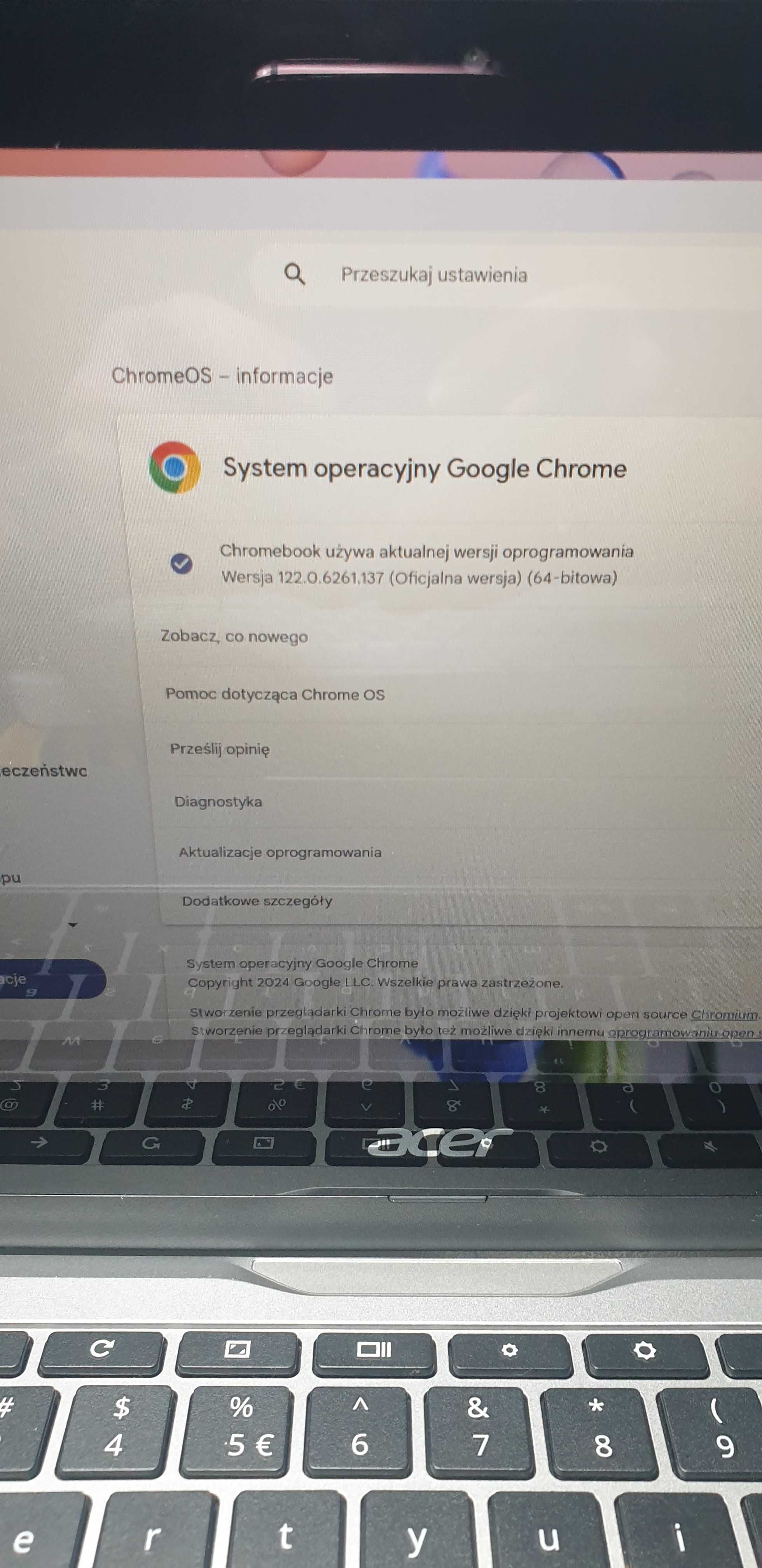 Acer chromebook cp311-1h 32gb dotykowy