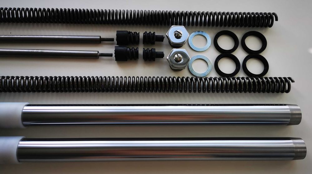 WSK 125 175 Zestaw zawieszenia przodu Gil Lelek Kobuz Bąk Dudek s2 s1