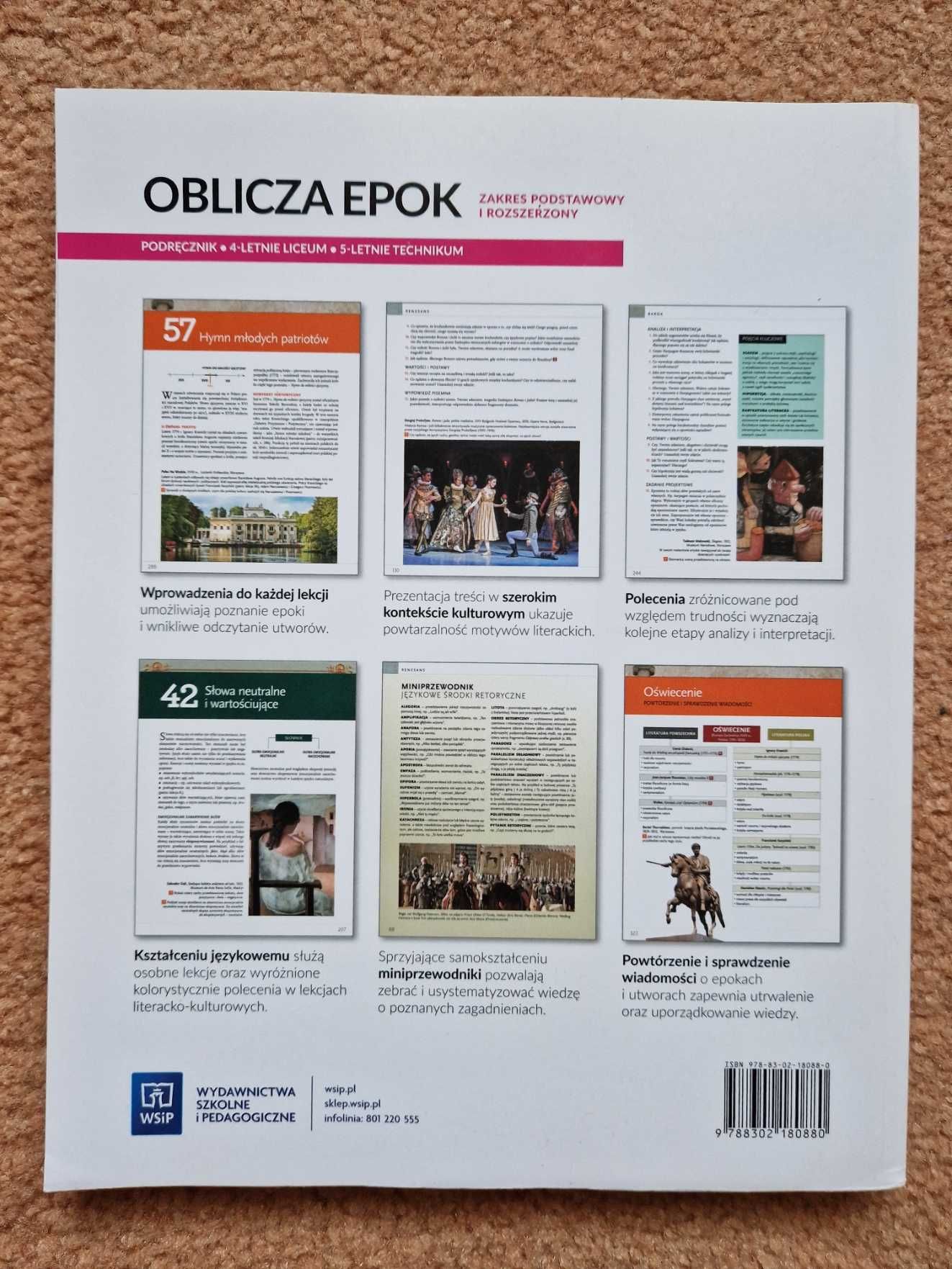 Język polski "Oblicza epok" 1.2 liceum/technikum