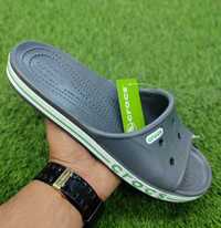 Тапочки Оригинал  крокс Crocs Bayband Slide Charcoal мужские и женские