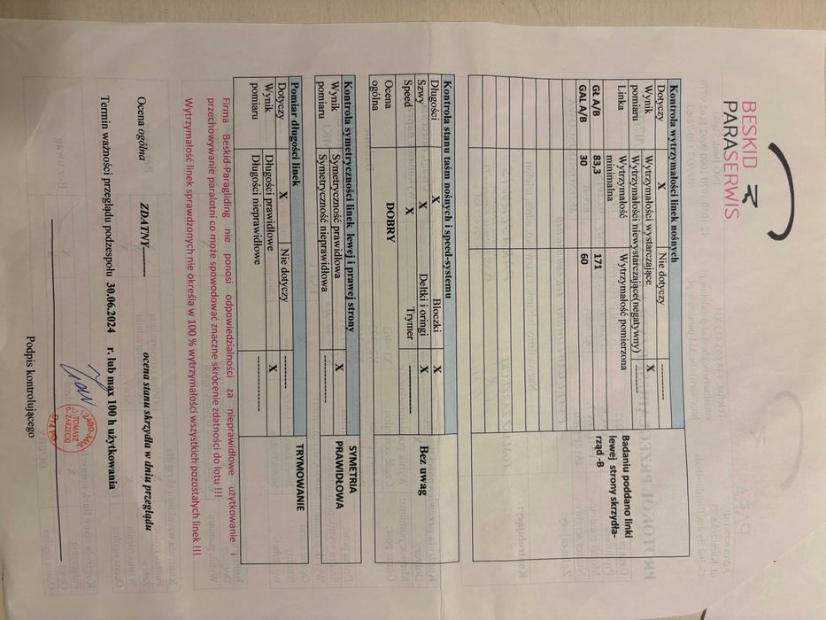 paralotnia ADVANCE Epsilon 7.28 - 2015 r.