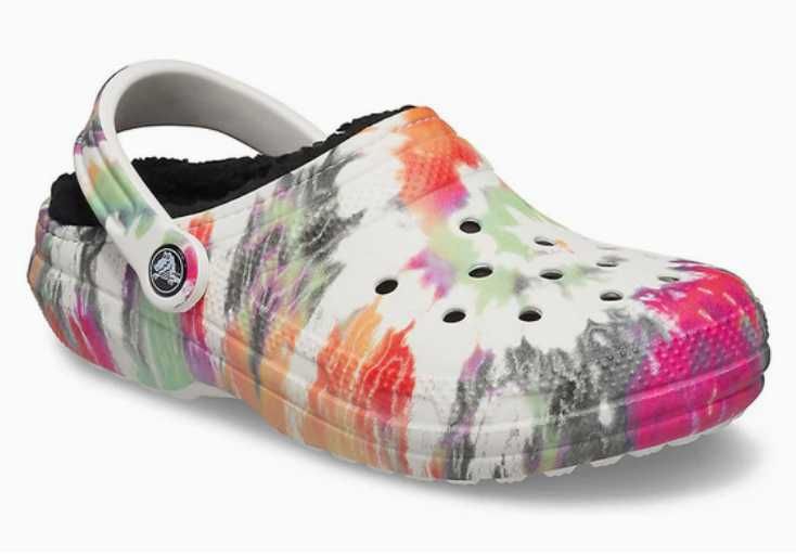 Утеплені крокси Crocs Classic Tie-Dye Lined Clog - від 20/21 до 38/39
