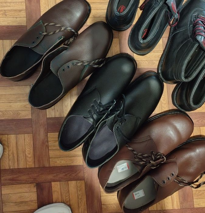 Шкіряні робочі ботинки 51 розміру чолові 50-51 розміру. Устілка 33 см.