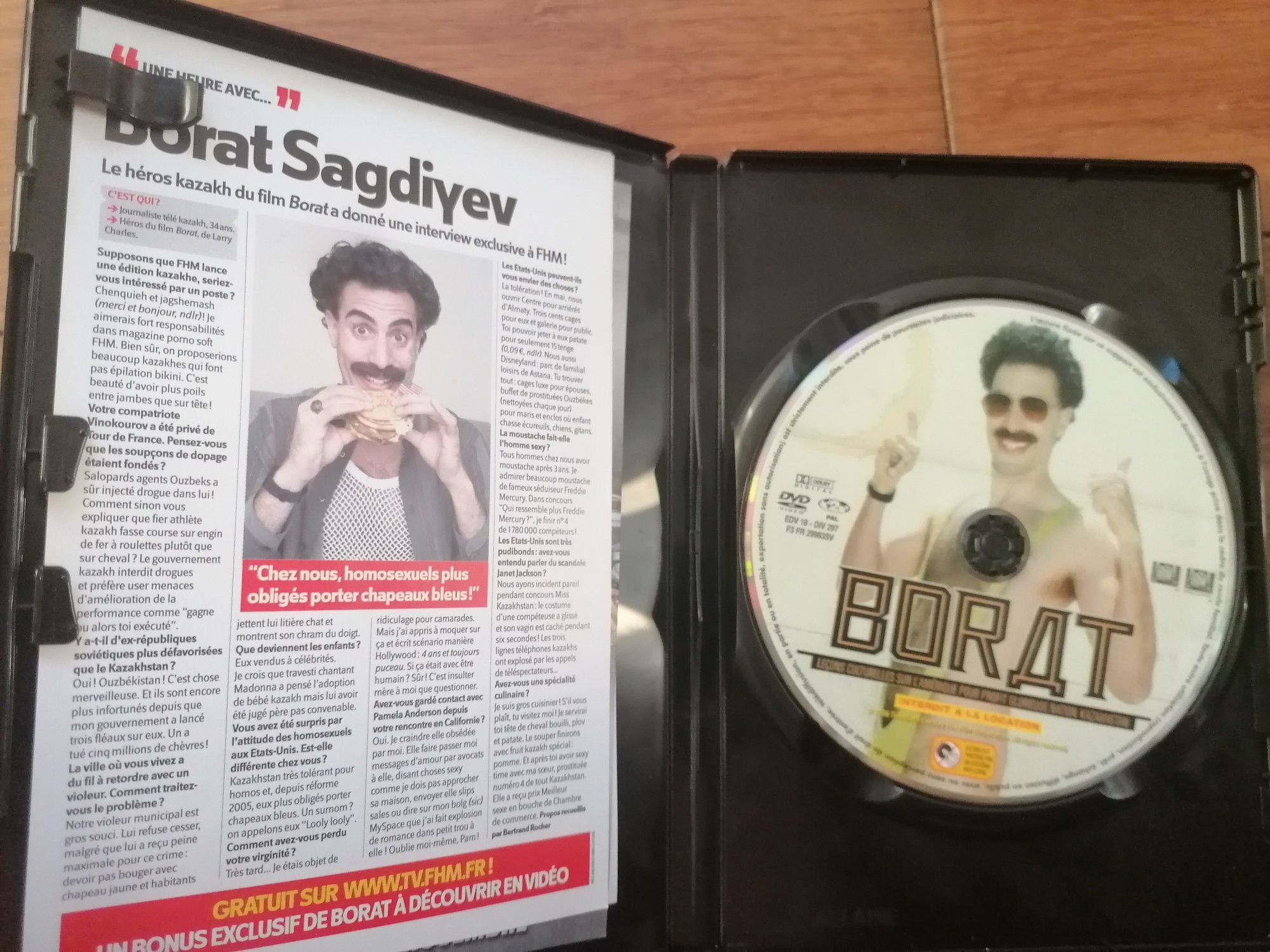 Borat, j. angielski, francuski