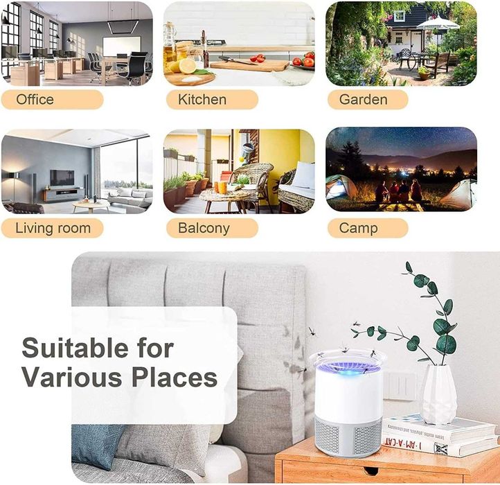 Aparatoo Elektryczna lampa owadobójcza, pułapka na komary