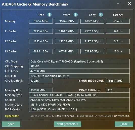 Новий ПК Ryzen 7 7800X3D / X670 / 32 Gb 6000 MHz / 1000W / 2 Tb