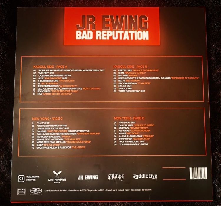 JR EWING Bad Reputation 2LP winyl Kolekcjonerski rarytas NOWY!