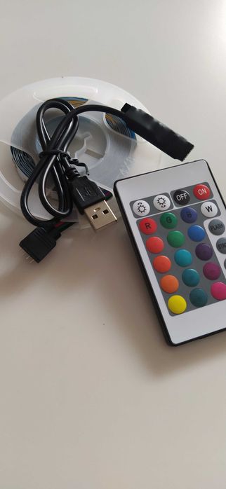 Vendo fita led RGB - 3 metros - com comando