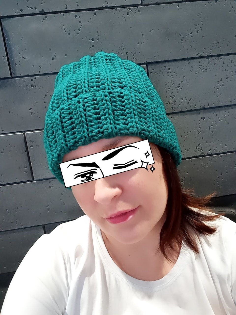 Czapka damska morska