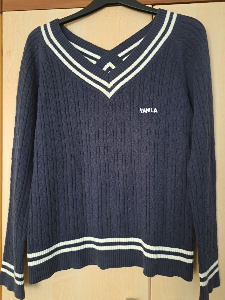 Sweter granatowy Vanila