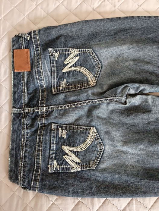 Spodnie damskie jeansy dżinsy dzwony maurices