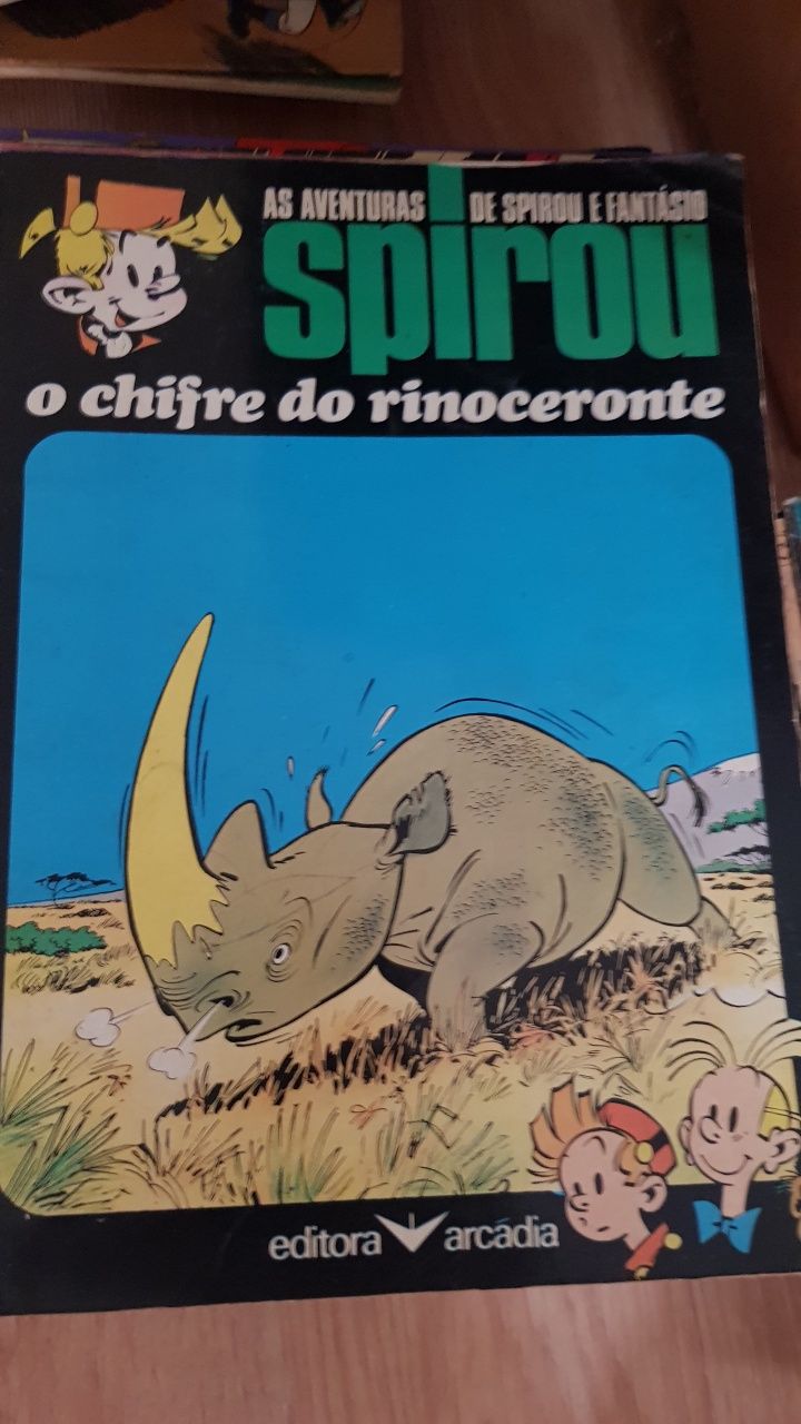 Vendo vários livros Spirou, Astérix, Lucky Luke, entre outros