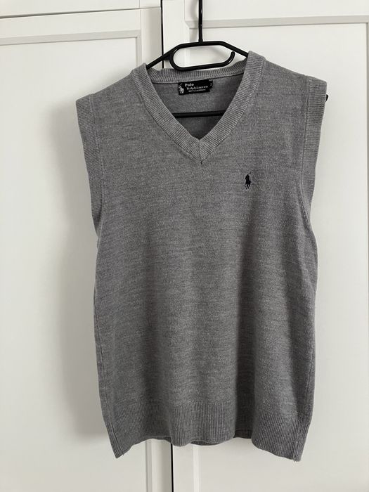 Kamizelka szara Ralph Lauren M