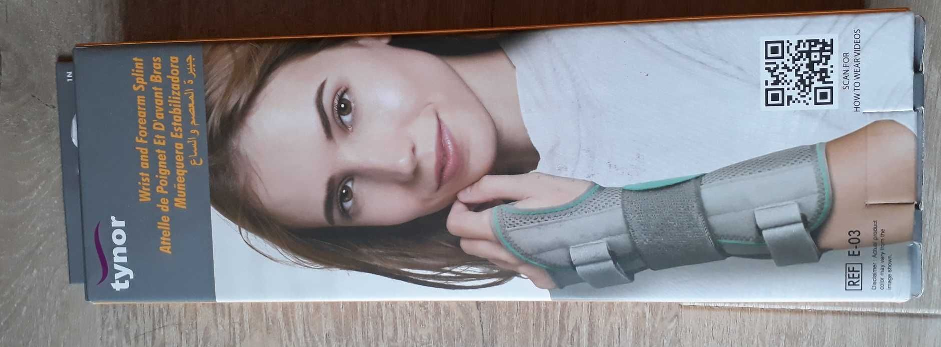 Orteza ręki z szyną stabilizator nadgarstka E03