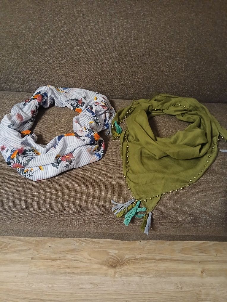 Komplet damski chusta+komin