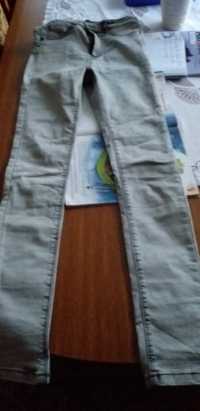 Nowe szare  spodnie rurki roz.38 ( z mala wada)