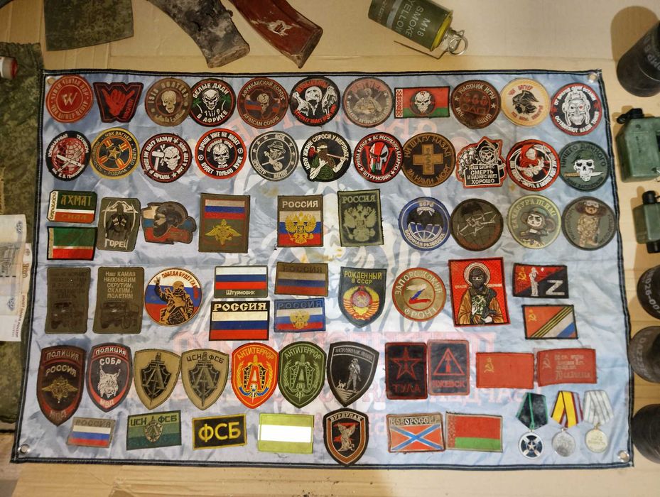 колекція трофейних шевронів 600грн за шт.