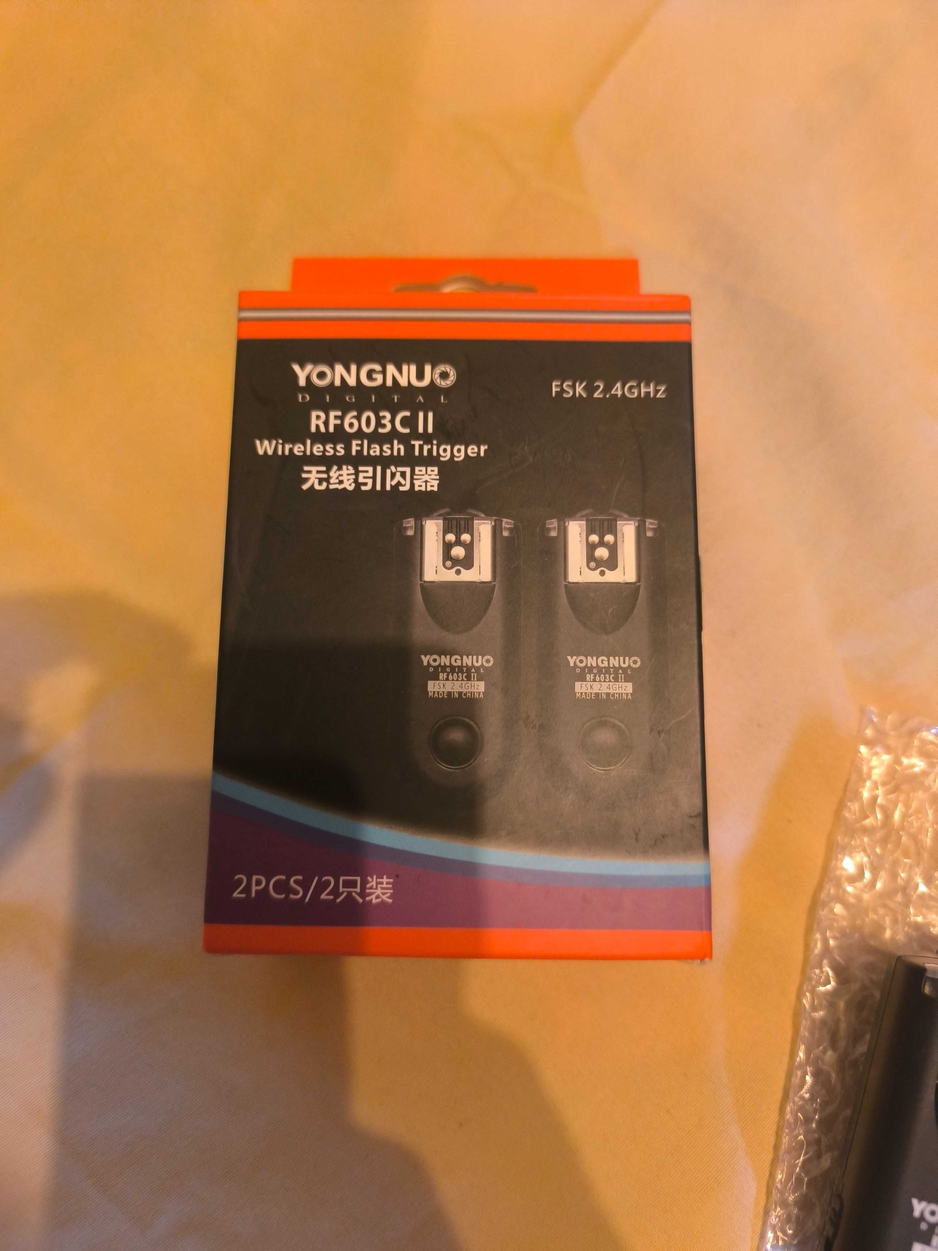 Wyzwalacze radiowe Yongnuo RF-603C II – komplet z pudełkiem | Wrocław