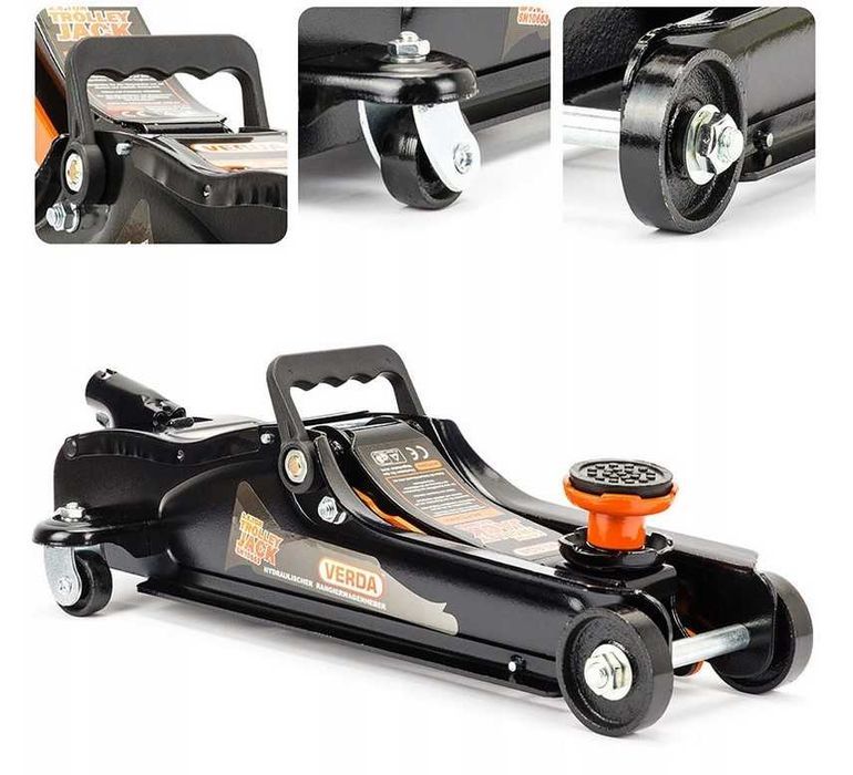 Niskoprofilowy PODNOŚNIK HYDRAULICZNY 2,5T ŻABA Wysokiej jakości NOWY