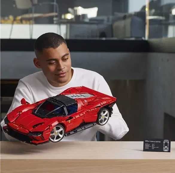 Конструктор FERRARI  SP-3 3778 деталей, маштаб 1:8 схожий на  Lego