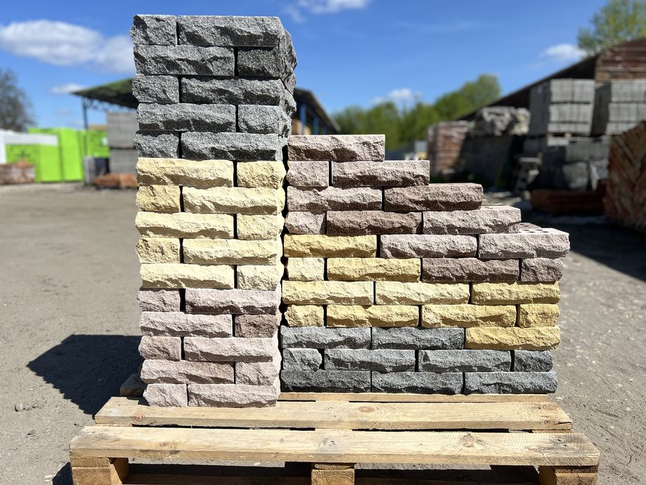 цегла рвана для паркану цегла для стовпчиків