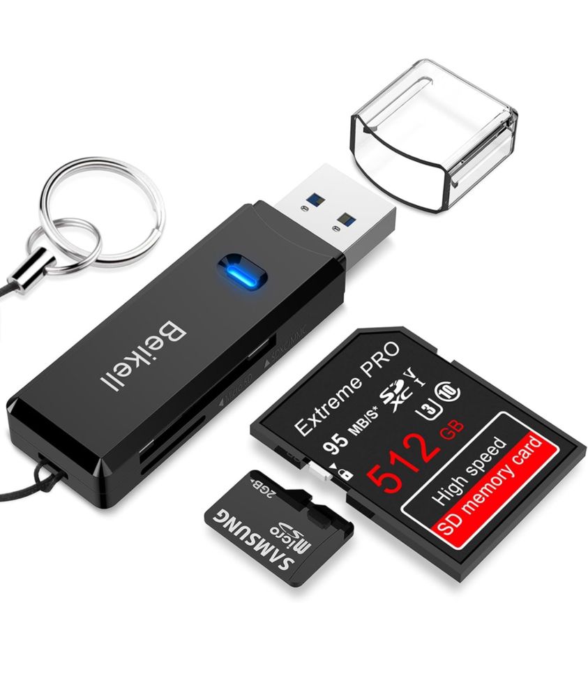Cartoes USB 3.0 de memória SD/micro SD